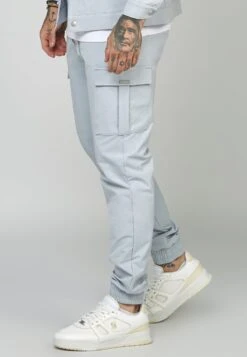 SikSilk UTILITY - Cargohose - Grey -Pier One Store 00619740ff3b48a7a383a9542e604c2f