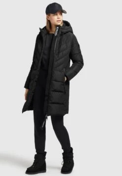 Khujo MUGG - Wintermantel - Schwarz -Pier One Store 0e61bcdf66c543c19eb4396e89719885