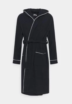 Pier One Bademantel - Dark Blue/white -Pier One Store 0fa2ae76ad544ce4b59723706ee9edae 1