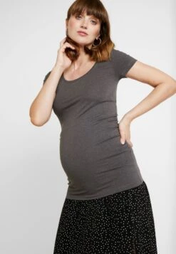 2 PACK - T-Shirt Basic - Dark Gray/black -Pier One Store 18f88c666d4f4ae7af077ff0b0321187