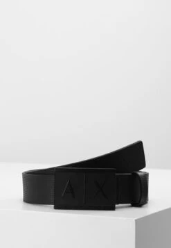Armani Exchange MAN BELT - Gürtel - Black -Pier One Store 1bcf6f1b98f7499f9aa6f60c10efcc3b