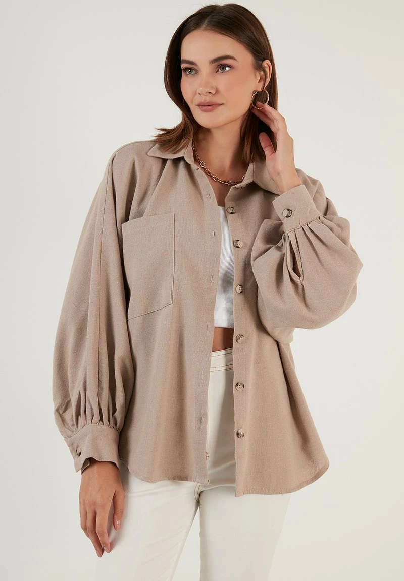 LELA Hemdbluse - Mink Color 3 LELA Hemdbluse - Mink Color