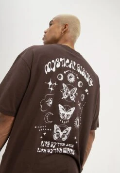 YOURTURN UNISEX - T-Shirt Print - Brown -Pier One Store 21d7423da5f447dea09e51e16fe2ccf6