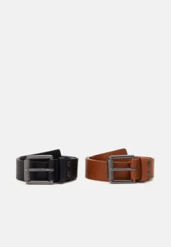 Pier One 2 PACK UNISEX - Gürtel - Black/cognac -Pier One Store 2f8356d00e94424e9b370f49a86d96f0 1