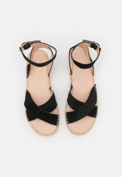 Anna Field LEATHER - Espadrille - Black -Pier One Store 41c6cd611ad444099ab2fa62891d0434