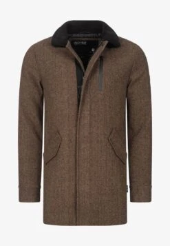 Indicode Jeans FALMO - Kurzmantel - Mini Herringbone Black -Pier One Store 42819a5efc5447739ce007e650207c2e