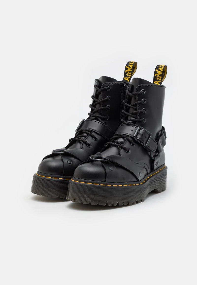 Dr. Martens JADON HARNESS UNISEX - Schnürstiefelette - Black Paris 4 Dr. Martens JADON HARNESS UNISEX - Schnürstiefelette - Black Paris – Bild 2