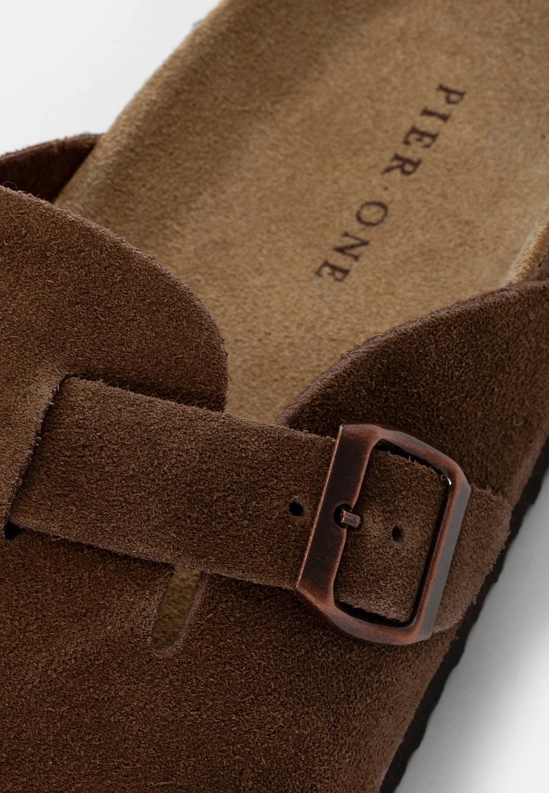 Pier One LEATHER UNISEX - Clogs - Brown 8 Pier One LEATHER UNISEX - Clogs - Brown – Bild 6