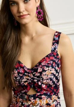 Next MIDI STANDARD - Etuikleid - Purple Floral -Pier One Store 4a3cc98d47c94d31bf63543122fbd33c