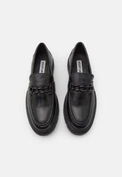 YOURTURN LEATHER UNISEX - Slipper - Black -Pier One Store 4d6a6cae54dc4cc5a1fefccb38213e46