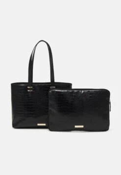 Anna Field SET - Notebooktasche - Black -Pier One Store 4d88c6d69e1143bb8fa87d20ea0b8c3c