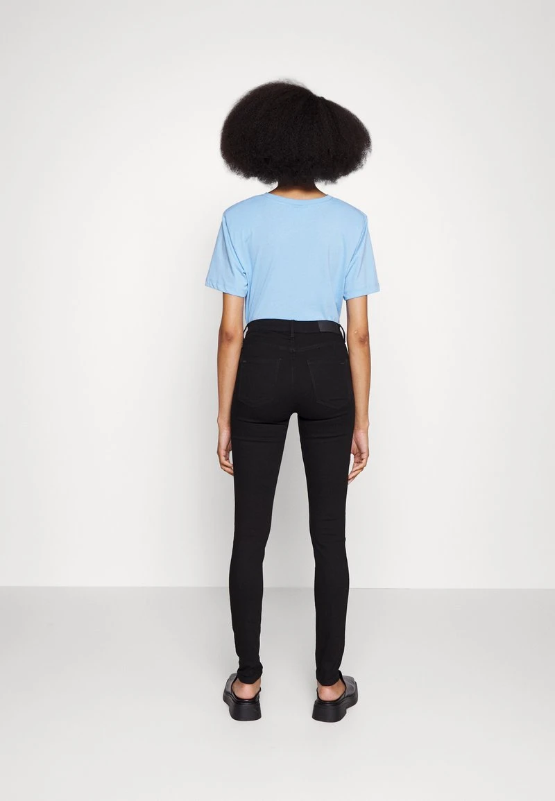 Edc By Esprit MEDIUM RISE - Jeggings - Black Rinse 5 Edc By Esprit MEDIUM RISE - Jeggings - Black Rinse – Bild 3