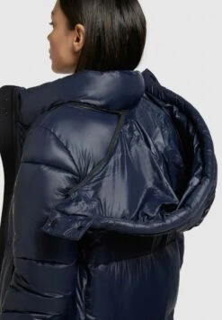 Khujo MELONA SHINY - Wintermantel - Dunkelblau -Pier One Store 5d2953355d164bc2a5b7aaa2c77788aa