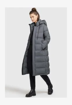 Khujo JULINA MATT - Wintermantel - Anthrazit -Pier One Store 6513c728f8a64c369ac704240170ca48