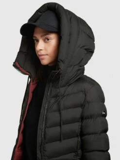 Khujo TUHANI2 MATT - Wintermantel - Schwarz -Pier One Store 652e809bbde6429b88fbc4e88bcd61a5