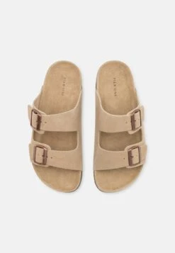 Pier One LEATHER UNISEX - Pantolette Flach - Beige 11 Pier One LEATHER UNISEX - Pantolette Flach - Beige -Pier One Store 658db7c748df48419a27fd940a9ac1ce