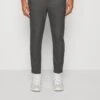 Only & Sons ONSLINUS TAP CROP PANT - Stoffhose - Medium Grey Melange -Pier One Store 669b6d6508ba4bb2aa27ea60a8becd57