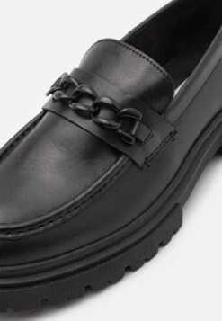 YOURTURN LEATHER UNISEX - Slipper - Black -Pier One Store 67faac0d8bea48d0b27004c70d9a0434