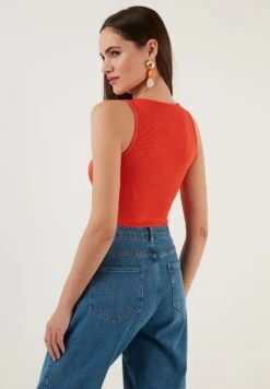 LELA Top - Orange 10 LELA Top - Orange -Pier One Store 6a426294e7634c80bf0eefdff2ab57f0