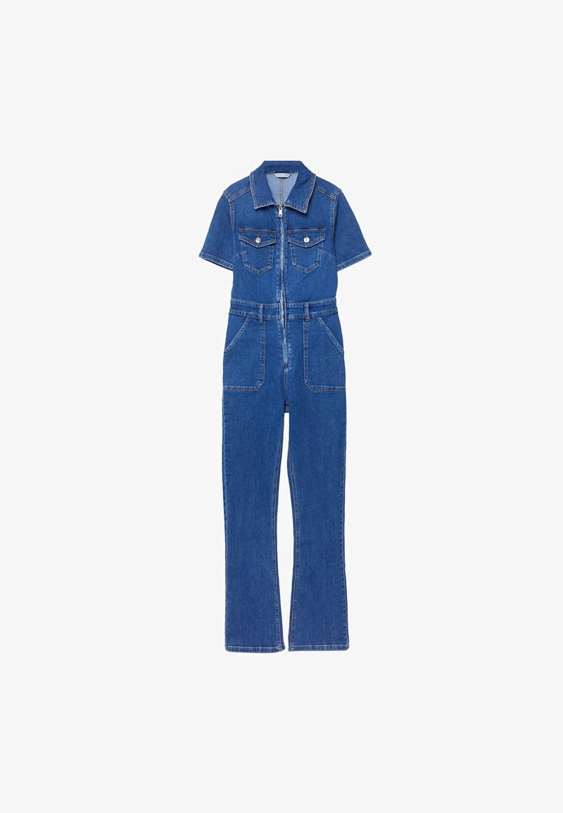 Stradivarius Jumpsuit - Dark Blue Denim 7 Stradivarius Jumpsuit - Dark Blue Denim – Bild 5
