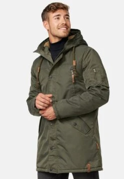 Indicode Jeans BARDSLEY - Wintermantel - Forest -Pier One Store 8025b6bab5b643808a4f9691a77ace74