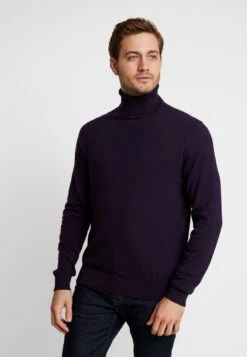 Pier One Strickpullover - Dark Purple