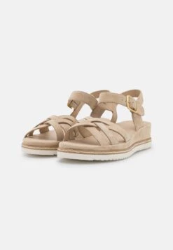 Anna Field LEATHER - Keilsandalette - Beige -Pier One Store 8297b92a5b25491a8d627a8800e3ab2b