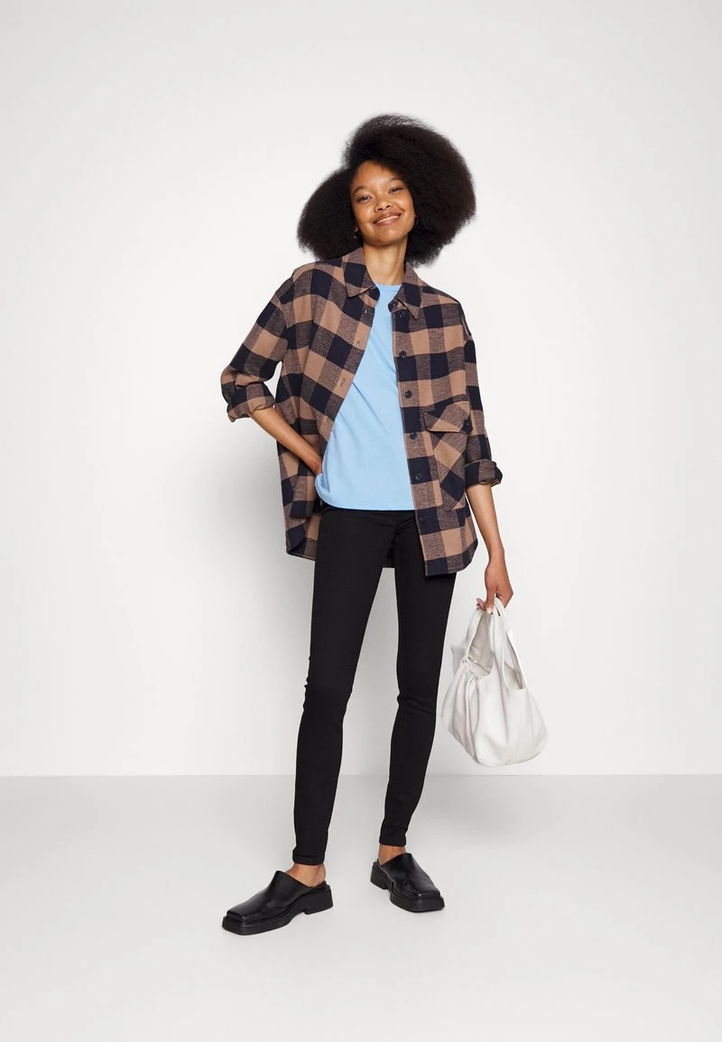 Edc By Esprit MEDIUM RISE - Jeggings - Black Rinse 4 Edc By Esprit MEDIUM RISE - Jeggings - Black Rinse – Bild 2