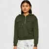 Even&Odd Sweatshirt - Dark Green -Pier One Store 87a50585baf74368aa568b004e719a1d
