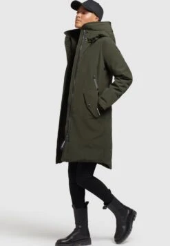 Khujo CHARLYN - Wintermantel - Dunkelgrün -Pier One Store 88248d6227834fb8a1b643cbab8d040c