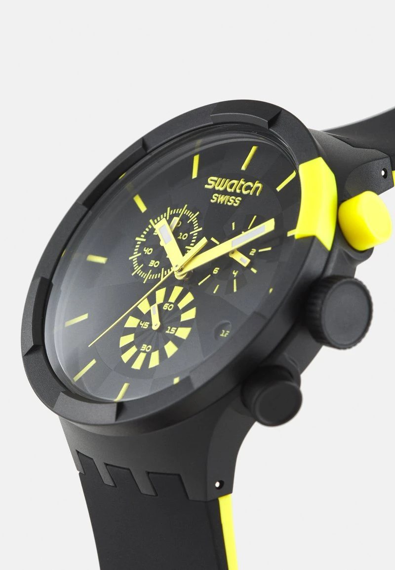 Swatch RACING PLEASURE - Chronograph - Black/yellow 6 Swatch RACING PLEASURE - Chronograph - Black/yellow – Bild 4
