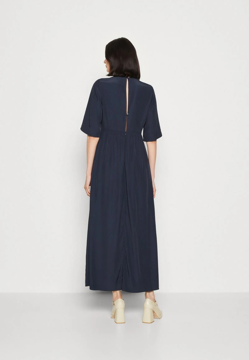 Marc O'Polo DRESS FEMININE SHAPE V NECK WING SLEEVES - Maxikleid - Deep Blue Sea 5 Marc O'Polo DRESS FEMININE SHAPE V NECK WING SLEEVES - Maxikleid - Deep Blue Sea – Bild 3