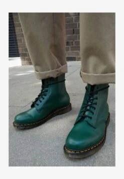 Dr. Martens 1460 BOOT - Schnürstiefelette - Green Smooth -Pier One Store 8f0f0754f0f54b599c78a4233ef1b4bf