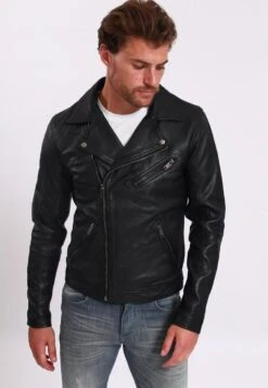 LE TEMPS DES CERISES LAMBERT - Lederjacke - Black -Pier One Store 91e31bbe9bc242b5bea263e28b3fc70f 1