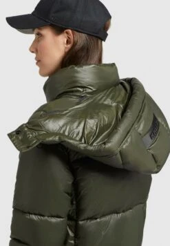 Khujo MELONA SHINY - Wintermantel - Dunkelgrün -Pier One Store 935b15c66dde4269863e02993c0b5adc