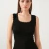 LELA SQUARE NECK LACE DETAILED ATHLETE - Top - Black 2 LELA SQUARE NECK LACE DETAILED ATHLETE - Top - Black -Pier One Store 9419b9799d704da9b715bd0fd3ac7d76