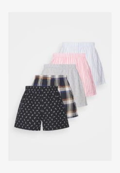 Pier One 5 PACK - Boxershorts - Blue/dark Blue/pink - -Pier One Store 9fb699084db745fb82f3afe419449e07