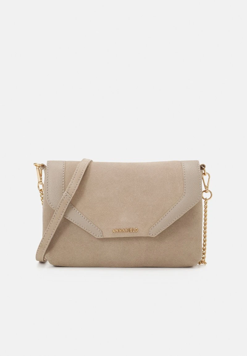 Anna Field LEATHER - Clutch - Taupe 3 Anna Field LEATHER - Clutch - Taupe