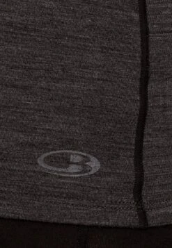 Icebreaker MERINO ANATOMICA SS CREWE - Unterhemd/-shirt - Jet Heather/black -Pier One Store a94d3da4070f46fbb2ac34693a62e69e