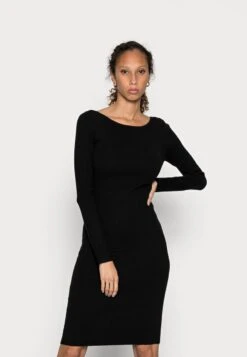 Anna Field OFFENER RÜCKEN BODYCON MINI STRICKKLEID - Etuikleid - Black 10 Anna Field OFFENER RÜCKEN BODYCON MINI STRICKKLEID - Etuikleid - Black -Pier One Store ae24ededa50648bf920e681ebf84b24f