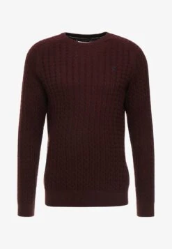 Pier One Strickpullover - Mottled Bordeaux -Pier One Store b01a20a925a3490fb12d77990c4bbfde 1