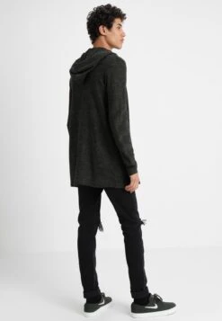 Pier One Strickjacke - Black/olive -Pier One Store b1c42fa61d4b4b0ab71ca3de14a4aa30