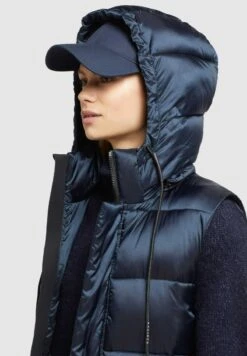 Khujo TOURIN - Weste - Dunkelblau -Pier One Store bd71fb97893342a9a0f1063d7bea0816