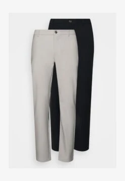 Pier One 2 PACK - Stoffhose - Mottled Light Grey/black -Pier One Store bf5cfc6785a64bee84d2f35fab7c6ae4 1