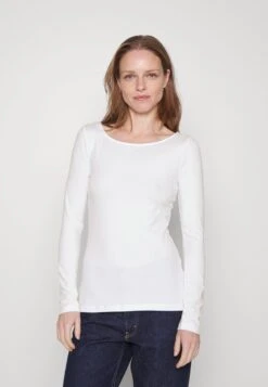 Anna Field 2 PACK - Langarmshirt - White/green -Pier One Store c1921cb821434906a8deea7b799d682f