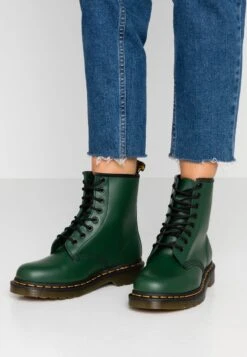 Dr. Martens 1460 BOOT - Schnürstiefelette - Green Smooth -Pier One Store c373858b3598426bbf46e8f39175df96