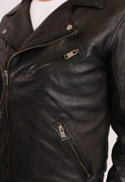 LE TEMPS DES CERISES LAMBERT - Lederjacke - Black -Pier One Store cc7396d0296f452c8f69511020b91569