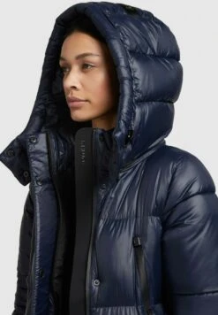 Khujo MELONA SHINY - Wintermantel - Dunkelblau -Pier One Store cef630df63c94cd6b65eca8edb8f1011