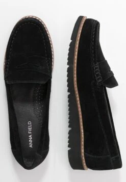 Anna Field COMFORT LEATHER - Slipper - Black -Pier One Store cfa07cd963784bf69b43bc908cbd5eb6