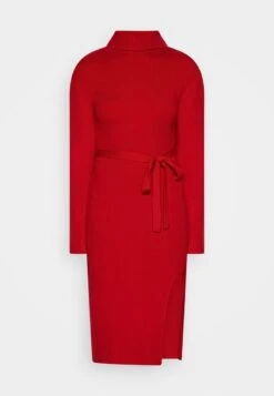 Anna Field ROLLKRAGEN RIPP MINI STRICKKLEID MIT GÜRTEL - Strickkleid - Red 12 Anna Field ROLLKRAGEN RIPP MINI STRICKKLEID MIT GÜRTEL - Strickkleid - Red -Pier One Store d04bebcd58f24f00a11111c54cc28fcb